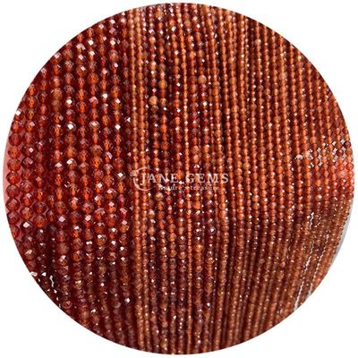 Faceted Small Beads Naturkristall Edelstein Verschiedene Steintypen Loose Bead Strands für DIY Schmuckherstellung