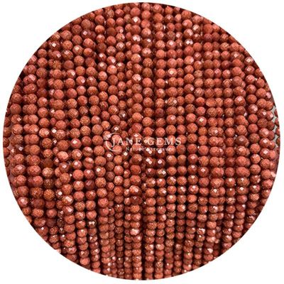 Edelsteine Perlen Naturkristall Facetten Rundform Kleiner blauer Sandstein Labradorit Locker Perlenstränge für Armbänder