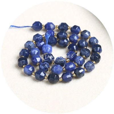 Großhandel Naturkristall Edelstein Olivenform Perlen Faceted Loose Stone Bead Accessoires Rhombus Bead Spacer