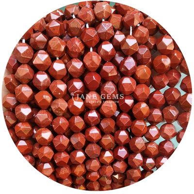 Großhandel Natürliche Kristall-Edelsteine Faceted Beads Faceted Loose Stone Bead Accessories Rhombus Bead Spacer für Schmuck