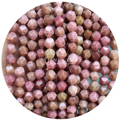 Großhandel Natürliche Kristall-Edelsteine Faceted Beads Faceted Loose Stone Bead Accessories Rhombus Bead Spacer für Schmuck