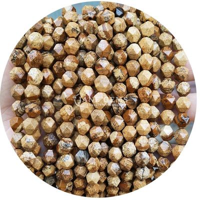 Großhandel Natürliche Kristall-Edelsteine Faceted Beads Faceted Loose Stone Bead Accessories Rhombus Bead Spacer für Schmuck