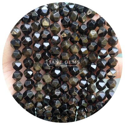 Großhandel Natürliche Kristall-Edelsteine Faceted Beads Faceted Loose Stone Bead Accessories Rhombus Bead Spacer für Schmuck