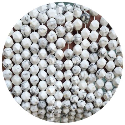Großhandel Natürliche Kristall-Edelsteine Faceted Beads Faceted Loose Stone Bead Accessories Rhombus Bead Spacer für Schmuck