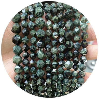 Großhandel Natürliche Kristall-Edelsteine Faceted Beads Faceted Loose Stone Bead Accessories Rhombus Bead Spacer für Schmuck