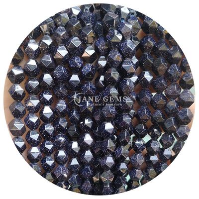 Großhandel Natürliche Kristall-Edelsteine Faceted Beads Faceted Loose Stone Bead Accessories Rhombus Bead Spacer für Schmuck