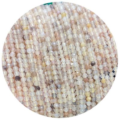 Edelsteine Perlen Naturkristall Facetten Rundform Kleiner Topaz Rot Aventurin Locker Perlenstränge für Armbänder