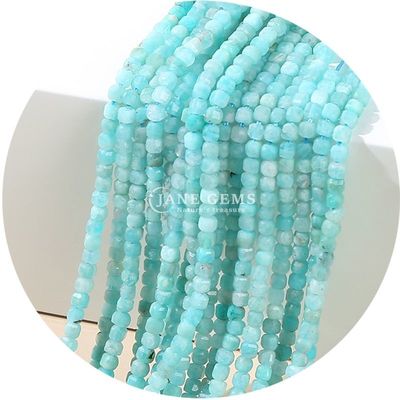 Großhandel Stein Loose Beads Natural Real Kristall Edelstein Loose Beads Quadrat Cube Loose Beads für das Armband