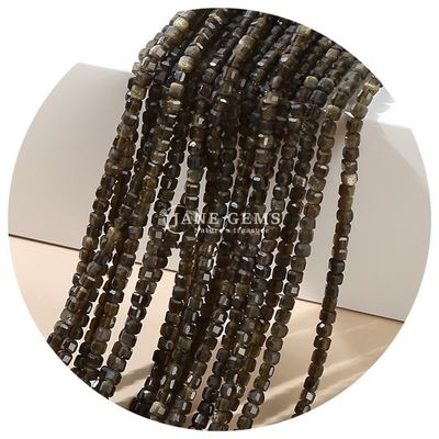 Großhandel Stein Loose Beads Natural Real Kristall Edelstein Loose Beads Quadrat Cube Loose Beads für das Armband