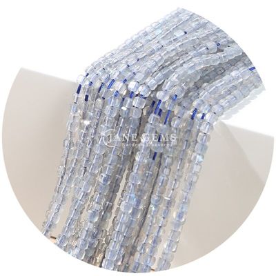 Großhandel Stein Loose Beads Natural Real Kristall Edelstein Loose Beads Quadrat Cube Loose Beads für das Armband
