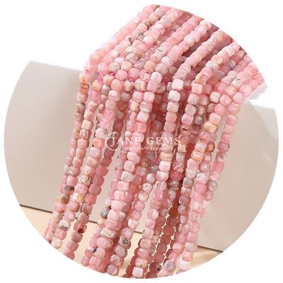 Großhandel Stein Loose Beads Natural Real Kristall Edelstein Loose Beads Quadrat Cube Loose Beads für das Armband