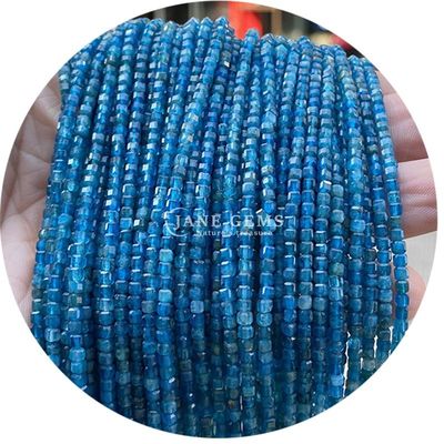 Großhandel Stein Loose Beads Natural Real Kristall Edelstein Loose Beads Quadrat Cube Loose Beads für das Armband