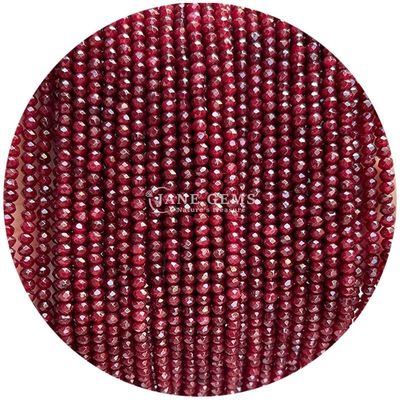 Unterschiedliche Arten von Chalcedonien Edelsteinen Perlen Naturkristall Facetten Abacus Form Kleine lose Perlenstränge für Armbänder