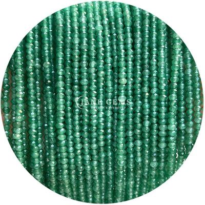Unterschiedliche Arten von Chalcedonien Edelsteinen Perlen Naturkristall Facetten Abacus Form Kleine lose Perlenstränge für Armbänder