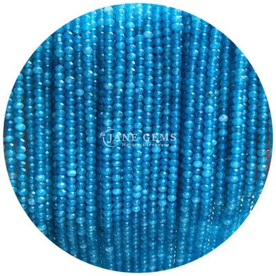 Unterschiedliche Arten von Chalcedonien Edelsteinen Perlen Naturkristall Facetten Abacus Form Kleine lose Perlenstränge für Armbänder