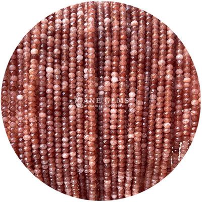 Weiß-Schwarz Chalzedon-Edelsteine Perle Naturkristall gefasste Abacusform Kleine lose Perlenstränge für Armbänder