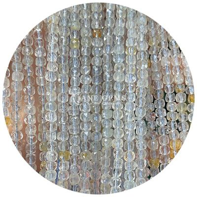 Großhandel Natürlicher Edelstein Loose Beads Fluorit Kristallstein Loose Beads Mondstein Loose Bead Spacers für Diy Schmuck