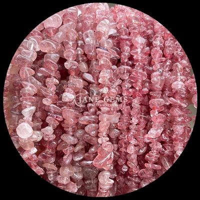 Klares Quarz Amethyst Edelsteine Perle Naturkristall Unregelmäßige Form Splitter Kies Stein Locker Perlenstränge für Armbänder