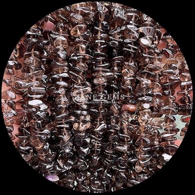Citrine Schwarz Rutilierte Edelsteine Perle Naturkristall Unregelmäßige Form Splitter Kies Stein Locker Perlenstränge Für Armbänder