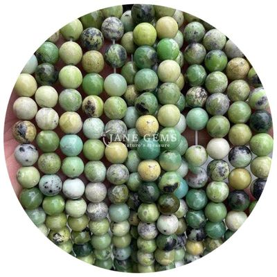 Großhandel Naturstein Jaspis Rundlocker Perlen 8mm Labradorit Locker Perlen Rose Quarz Rund Perlen Abstand für Schmuck