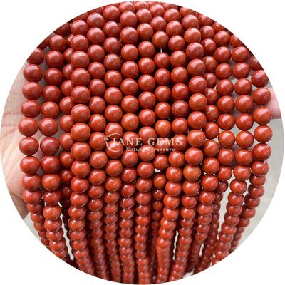 Großhandel Naturstein Jaspis Rundlocker Perlen 8mm Labradorit Locker Perlen Rose Quarz Rund Perlen Abstand für Schmuck