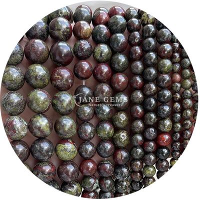 Großhandel Naturstein Jaspis Rundlocker Perlen 8mm Labradorit Locker Perlen Rose Quarz Rund Perlen Abstand für Schmuck
