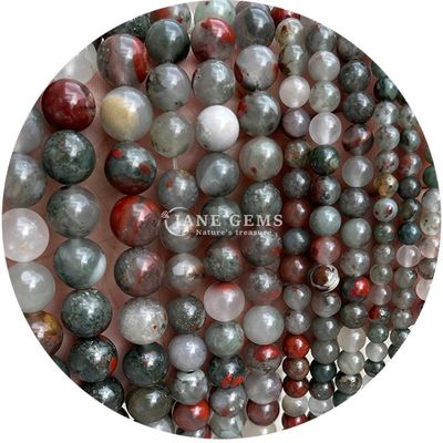 Großhandel Naturstein Runde Lockerperlen 8mm Rosa Zebra Jaspische Lockerperlen Tourmalin Runde Perlen Abstandsmesser für Schmuck