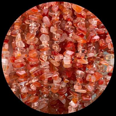 Rote Agate Edelsteine Perle Naturkristall Unregelmäßige Form Splitter Kies Stein Locker Perlenstränge für Armbänder