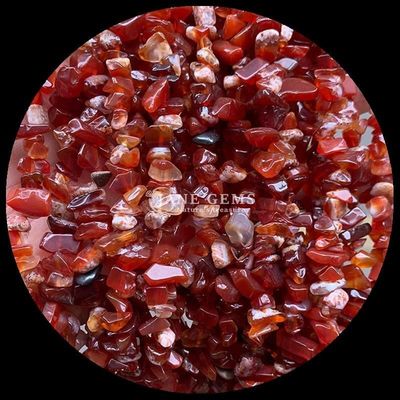 Rote Agate Edelsteine Perle Naturkristall Unregelmäßige Form Splitter Kies Stein Locker Perlenstränge für Armbänder