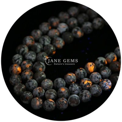 Großhandel Natürlicher Edelstein Runde Locker Perlen 8mm Hematit Locker Perlen Lava Stein Runde Achat Perlen Abstandsmessgeräte für Schmuck M