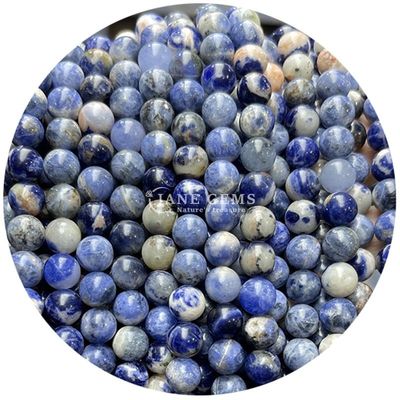 Großhandel Natürlicher Edelstein Runde Locker Perlen 8mm Hematit Locker Perlen Lava Stein Runde Achat Perlen Abstandsmessgeräte für Schmuck M