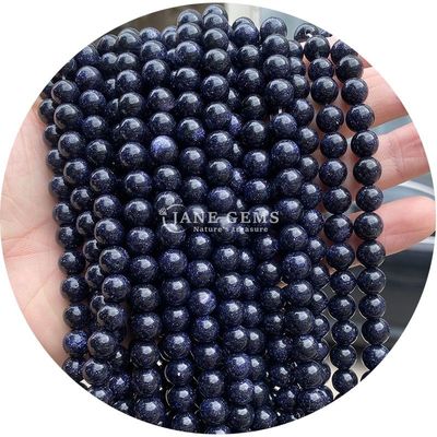Großhandel Natürlicher Edelstein Runde Locker Perlen 8mm Hematit Locker Perlen Lava Stein Runde Achat Perlen Abstandsmessgeräte für Schmuck M