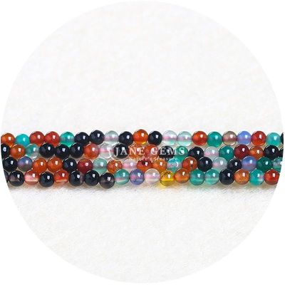 Großhandel NATURALEN Edelsteinen RUNDE LOSE PERLEN 8MM MULTICOLOR tourmaline LOOSE PERLEN RUNDE AGATEN PERLEN SPACERS für Schmuck