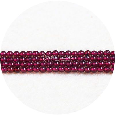Großhandel Natürliche Edelsteine Loose Beads 8mm Rhodolite Loose Beads Runde Vielfarbige Tourmalin-Perlen Abstandshalter für Schmuck