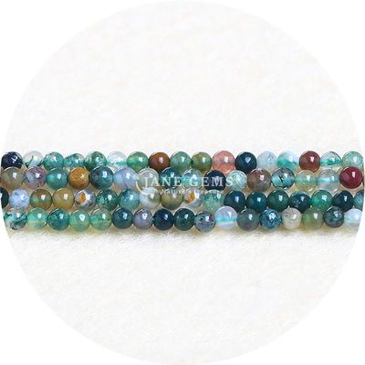 Großhandel Natürliche Edelsteine Loose Beads 8mm Rhodolite Loose Beads Runde Vielfarbige Tourmalin-Perlen Abstandshalter für Schmuck