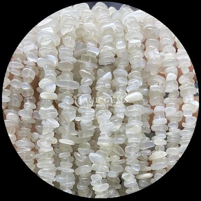 Mondstein Turmalin Edelsteine Perle Naturkristall Unregelmäßige Form Splitter Kies Stein Locker Perlenstränge für Armbänder