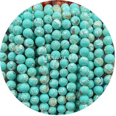 Großhandel Natürliche Edelsteine Runde Lockerperlen 8mm Vielfarbige gestreifte Achat Lockerperlen Runde Perlen Abstandsmessgeräte für Schmuck