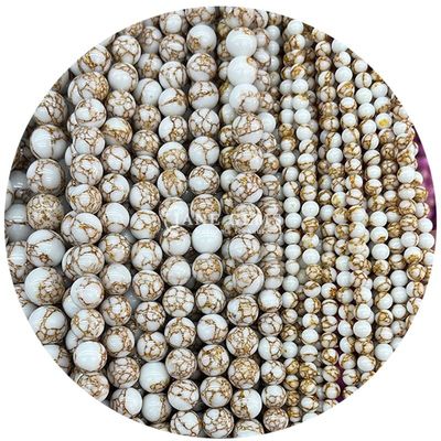 Großhandel Natürliche Edelsteine Runde Lockerperlen 8mm Vielfarbige gestreifte Achat Lockerperlen Runde Perlen Abstandsmessgeräte für Schmuck