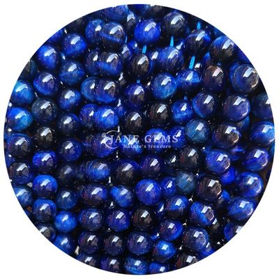Großhandel Naturstein Runde Lockerperlen 8mm Tiger Auge Locker Perlen Rose Rot Tiger Auge Runde Perlen Abstand für Schmuck