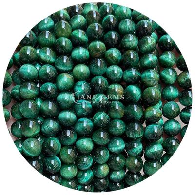 Großhandel Naturstein Runde Lockerperlen 8mm Tiger Auge Locker Perlen Rose Rot Tiger Auge Runde Perlen Abstand für Schmuck