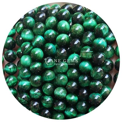 Großhandel Naturstein Runde Lockerperlen 8mm Tiger Auge Locker Perlen Rose Rot Tiger Auge Runde Perlen Abstand für Schmuck