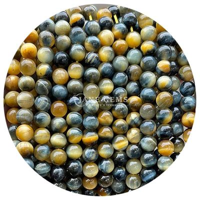 Großhandel Naturstein Runde Lockerperlen 8mm Tiger Auge Locker Perlen Rose Rot Tiger Auge Runde Perlen Abstand für Schmuck