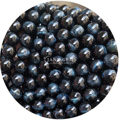 Großhandel Naturstein Runde Lockerperlen 8mm Tiger Auge Locker Perlen Rose Rot Tiger Auge Runde Perlen Abstand für Schmuck