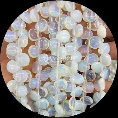 Malachit Klares Quarz Edelstein Perlen Naturkristall Wasser Tropfen Form Stein Locker Perlen Stränge für Armbänder