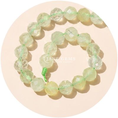 Großhandel Authentische Naturgemäste Loose Beads Faceted Crystal Loose Beads Rose Quarz Stein Beads für Handwerk
