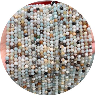 Großhandel Halbpreisgestein Faceted Beads Faceted Loose Stone Bead Accessoires Rose Quarz Bead Spacer für Schmuck