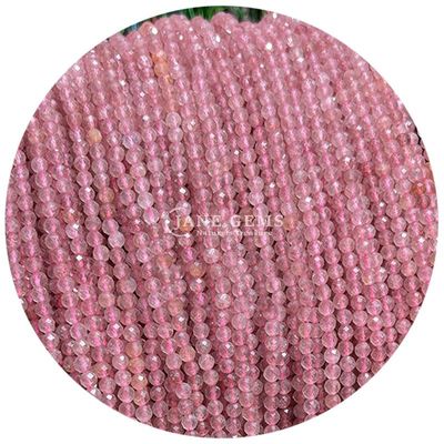 Großhandel Mehrfarbiger Quarz Halbpreisstein Edelstein Faceted Beads Zubehör Schal Perle Abstand für Schmuckherstellung