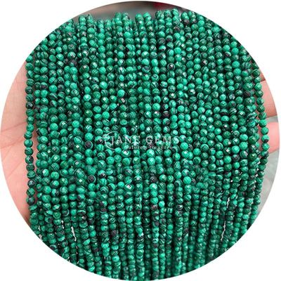 Großhandel Mehrfarbiger Quarz Halbpreisstein Edelstein Faceted Beads Zubehör Schal Perle Abstand für Schmuckherstellung