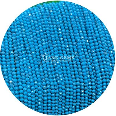 Großhandel Mehrfarbiger Quarz Halbpreisstein Edelstein Faceted Beads Zubehör Schal Perle Abstand für Schmuckherstellung