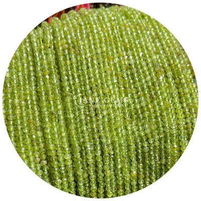 Großhandel Mehrfarbiger Quarz Halbpreisstein Edelstein Faceted Beads Zubehör Schal Perle Abstand für Schmuckherstellung